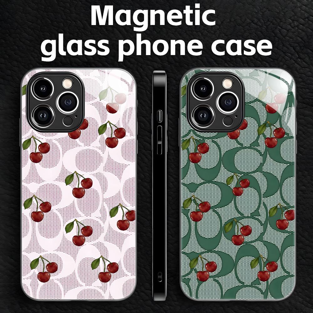 Mini Pc Case - Cherry Luxus-Muster Handyhülle für iPhone 18