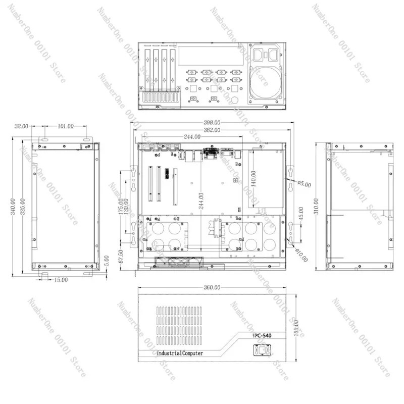 Wandmontiertes kleines Gehäuse – Atx Case Bewertung und Preis