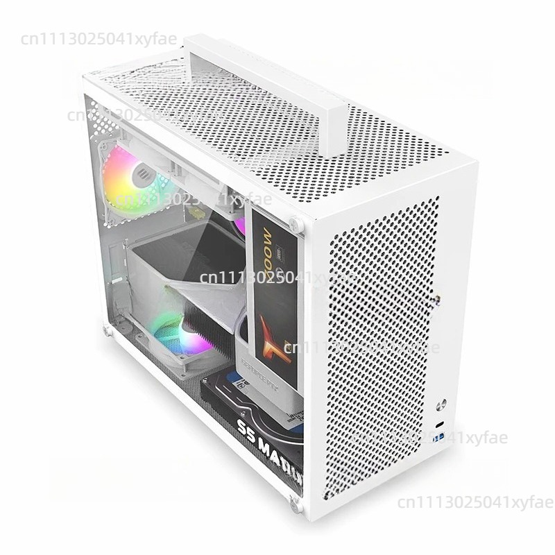 S5MAX Weißes PC-Gehäuse, MATX  – Pc Chassis Bewertung und Preis
