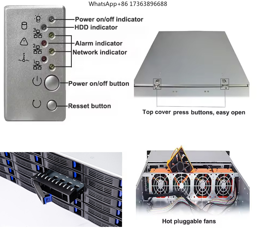 4U Rackmount-Servergehäuse 24  – Case Fans Bewertung und Preis
